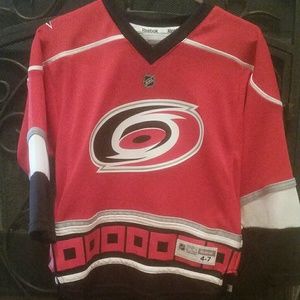 Child's Carolina Hurricanes Jersey.